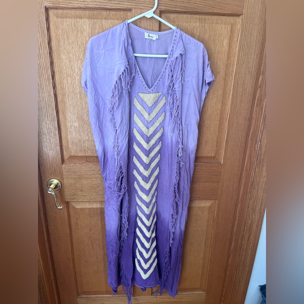 Skemo Bahama V Neck arrow, Kraftan Maxi Dress with Chevron Embroidery -